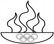 Commemorating the theft of fire Olympics
